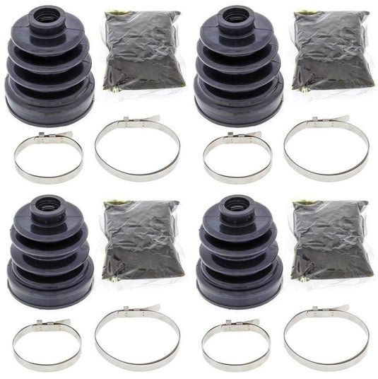 Complete Rear Inner & Outer CV Boot Repair Kit for Honda TRX680 Rincon 2006-2007