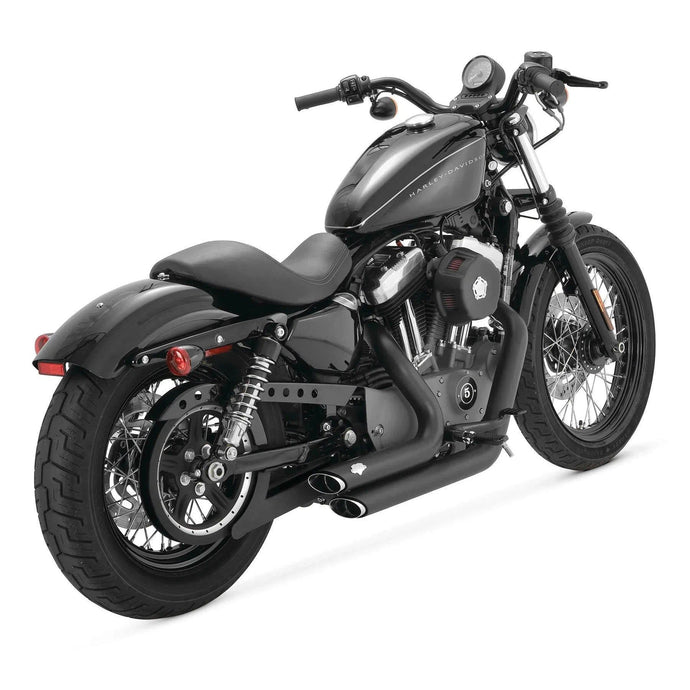 Vance & Hines 47219 Shortshots Staggered Exhaust System Black