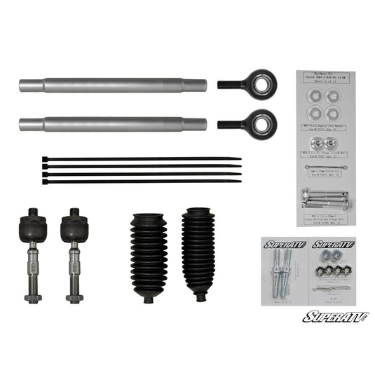 SuperATV Polaris RZR S 800 Heavy-Duty Tie Rod Kit TRRA-P-RZRS-01-14-ST-001