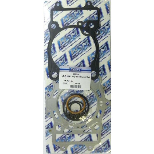 WSM Top End Gasket Kit For Suzuki 500 LT-F / Vinson 98-07 29-426