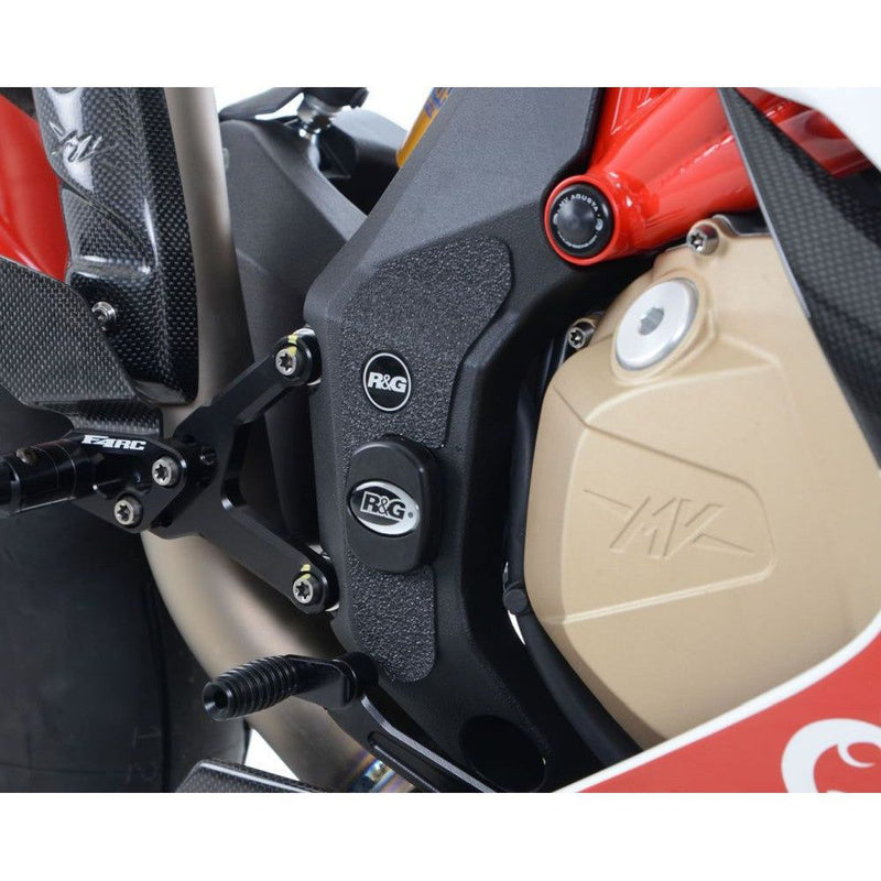 Load image into Gallery viewer, R&amp;G Racing Black Boot Guard Kit For 2010-2018 MV Agusta F4
