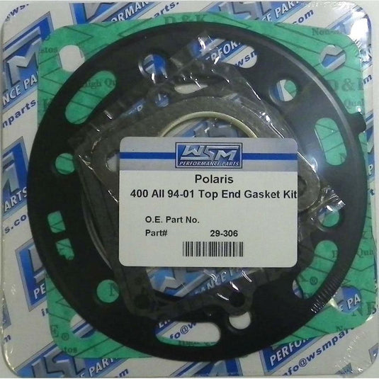 WSM Top End Gasket Kit For Polaris 400 94-03 29-306