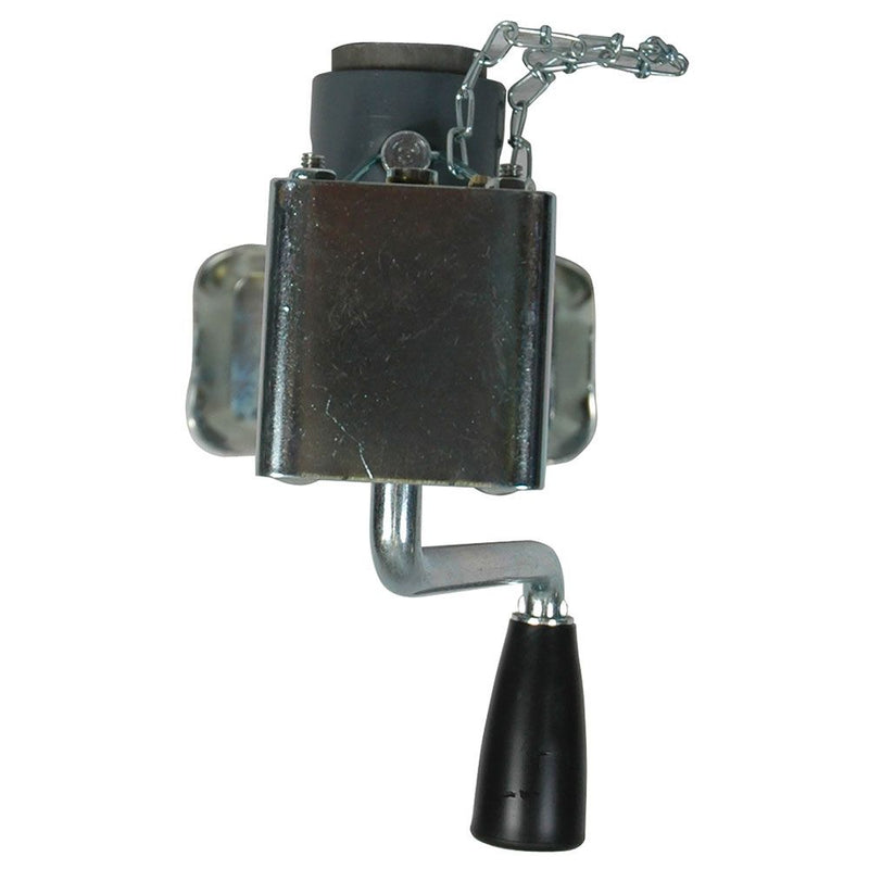 Load image into Gallery viewer, Square Trailer Jack, Side Mount, 5,000 lbs. Support Capacity, Sidewind, Weld-On, 15 Inch Travel
