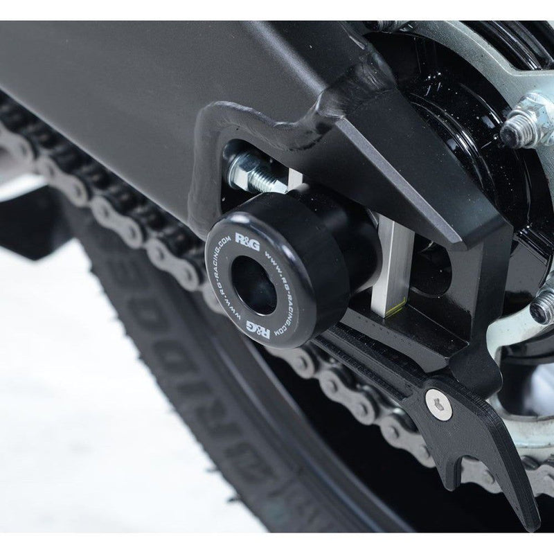 Load image into Gallery viewer, R&amp;G Racing Black Swingarm Protectors For 2009-2024 Yamaha YZF R1
