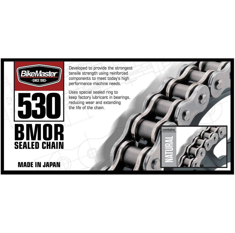 Load image into Gallery viewer, 530 BMOR Chain Natural, Front &amp; Rear Sprocket Kit for SUZUKI GSX-R750 1990-1992
