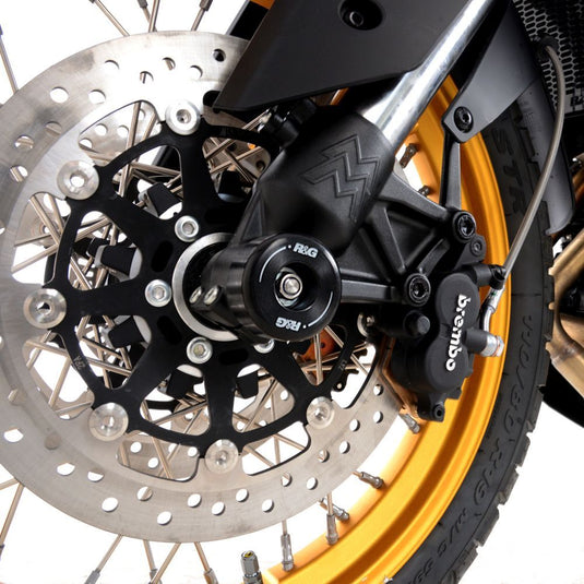 R&G Racing Black Fork Protectors For 2023-2024 Moto Morini Seiemmezzo SCR