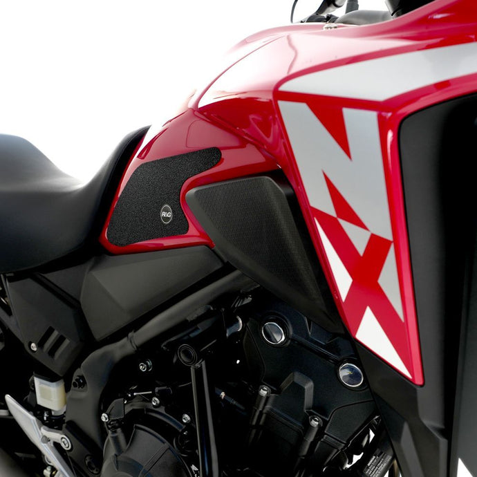 R&G Racing Black Tank Traction Grips For 2024-2025 Honda NX500 EZRG360BL