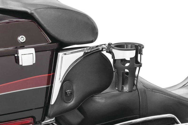Load image into Gallery viewer, Kuryakyn Chrome Passenger Reflex Drink Holder 6488
