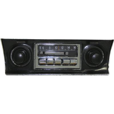 Custom Autosound 1968-76 Corvette Slidebar Car Stereo with Bluetooth