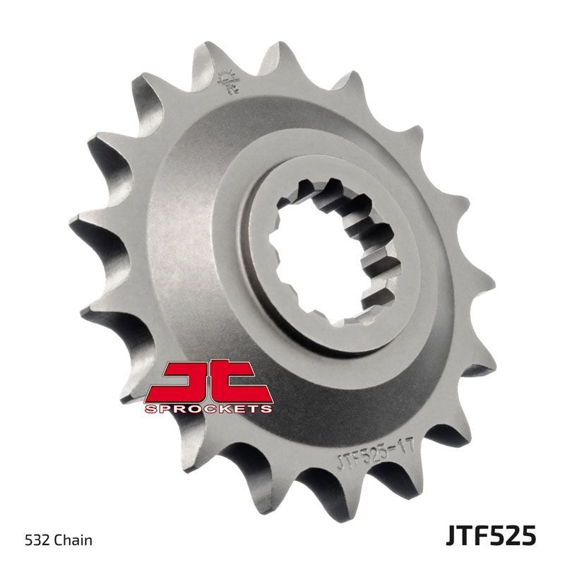 Load image into Gallery viewer, JT Sprockets Front Steel Sprocket 17 Tooth 17T 532 Chain JTF525.17
