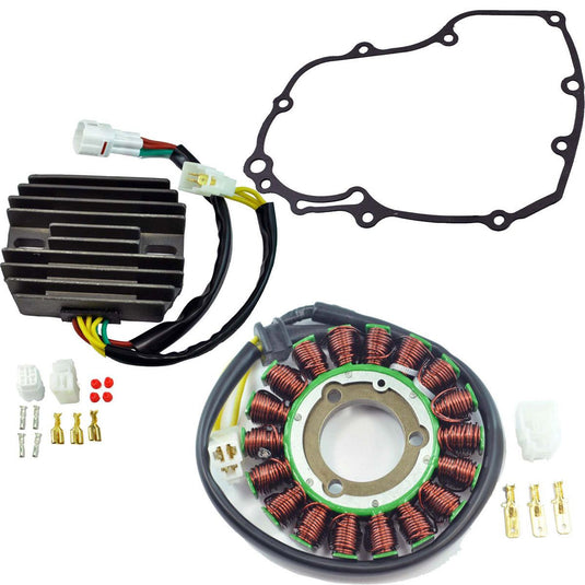 RMStator Heavy Duty Stator, Regulator & Gasket Hd Stator + Voltage Reg + Stator Cover Gask Kit