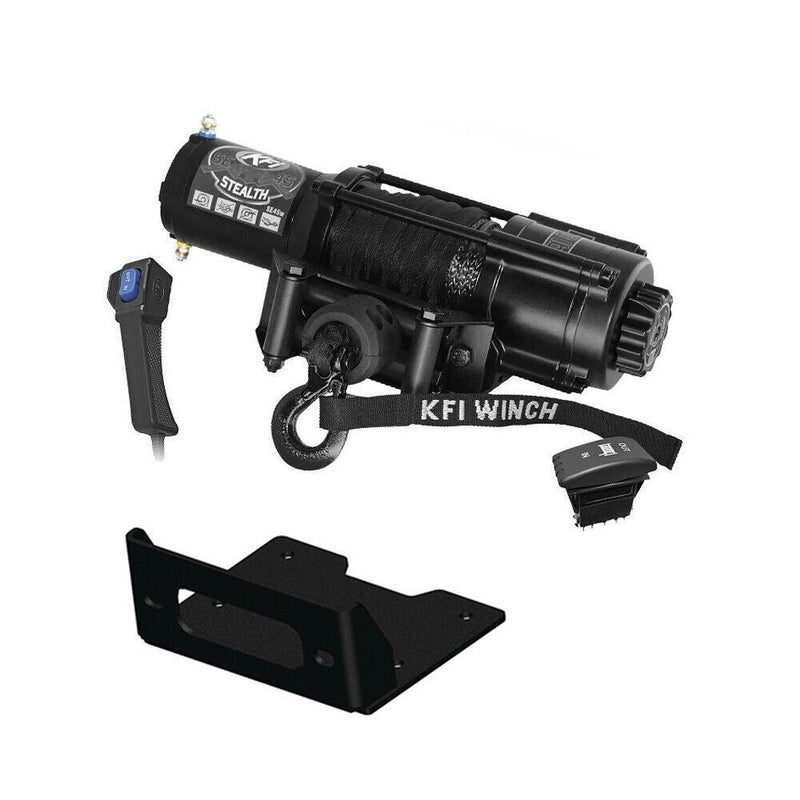 Load image into Gallery viewer, Winch Kit 4500 lb Wide For John Deere Gator XUV 865M ALL (Synthetic Rope)
