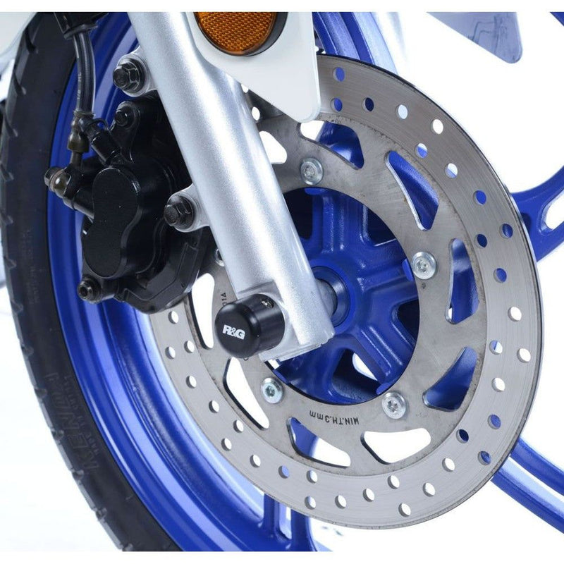Load image into Gallery viewer, R&amp;G Racing Black Fork Protectors For 2017-2018 Sinnis Elite RS FP0193BK
