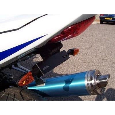 Load image into Gallery viewer, R&amp;G Racing Black Tail Tidy License Plate Holder For 2004-2005 Suzuki GSXR600
