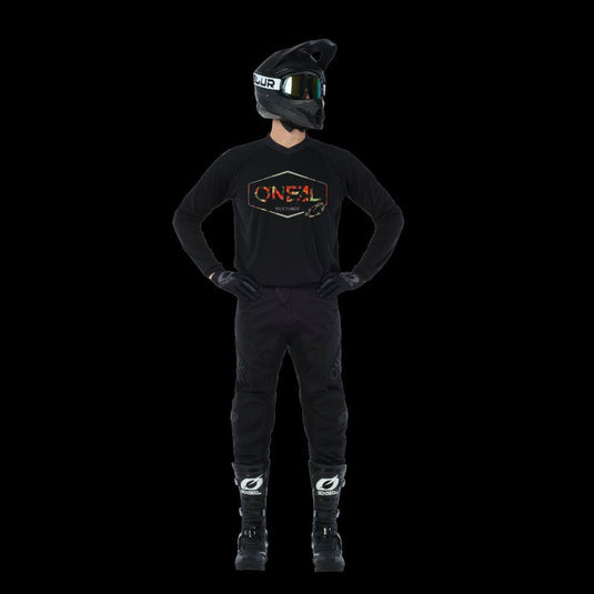 Motocross Jersey 242 O'Neal Mahalo Lush Black Motocross Jersey