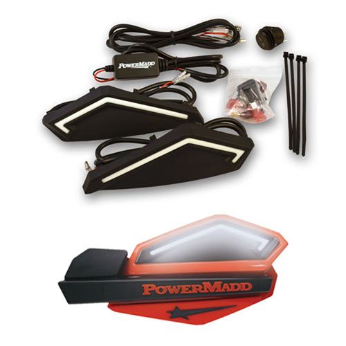 Load image into Gallery viewer, PowerMadd Star Series Handguards LED Light Cover Kit - 34290

