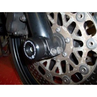 Load image into Gallery viewer, R&amp;G Racing Black Fork Protectors For 1983?2000 Kawasaki ER-5 FP0039BK
