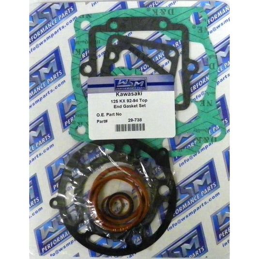 WSM Top End Gasket Kit For Kawasaki 125 KX 92-94 29-738