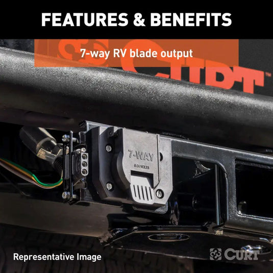 Custom Wiring, 7-Way RV Blade fits Select Buick Enclave, Chevy Traverse, GMC Acadia