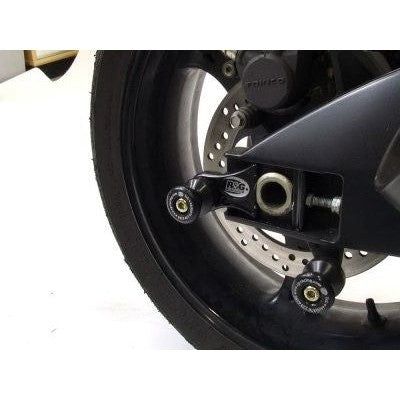 Load image into Gallery viewer, R&amp;G Racing Black Cotton Reels Offset For 2006-2010 Suzuki GSXR600
