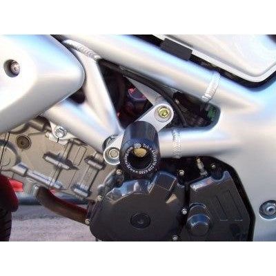 Load image into Gallery viewer, R&amp;G Racing Black Classic Style Crash Protectors For 1999-2002 Suzuki SV650 Bikini
