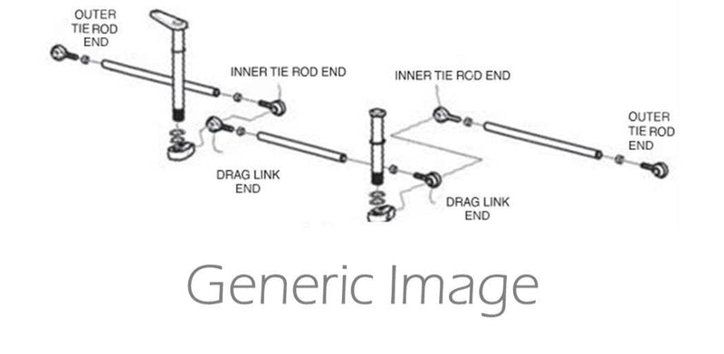 Load image into Gallery viewer, Tie Rod End M10 X 1.25 Left Thread for SKI-DOO ELAN 250 (ALL) 1988-1996
