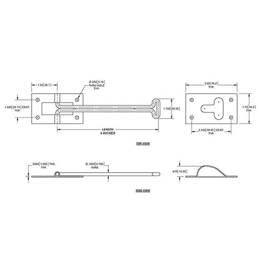 4 Inch Wire Door Holder
