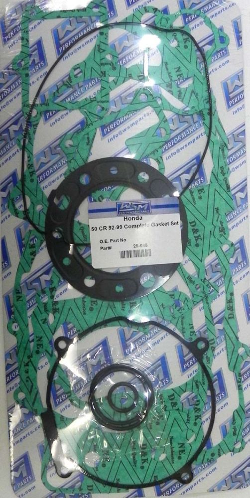 WSM Complete Gasket Kit For Honda 250 CR 92-01 25-645