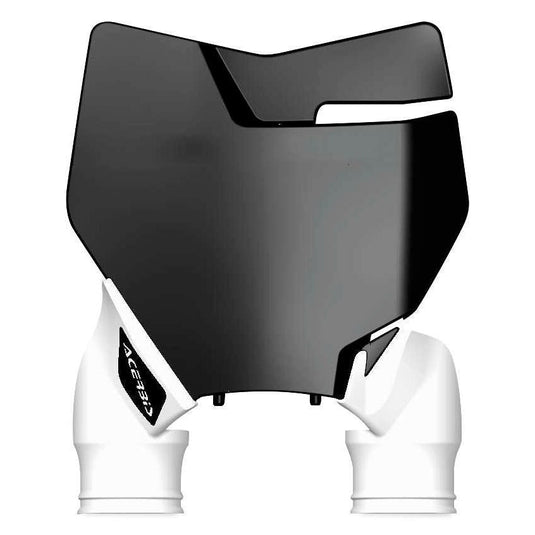 Acerbis Black/White Raptor Front Number Plate for KTM - 2527421007