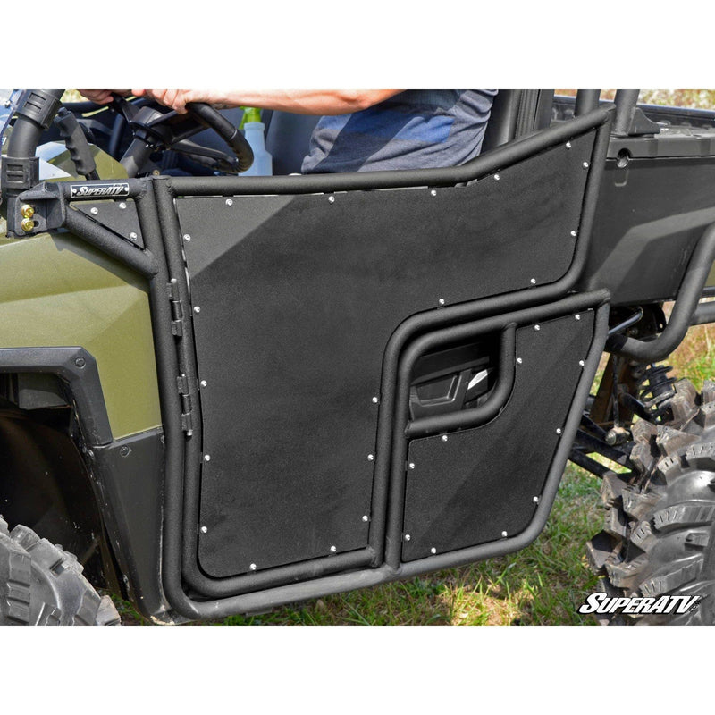 Load image into Gallery viewer, SuperATV Polaris Ranger Full Size 800 Aluminum Doors DOOR-P-RAN-09XP-00
