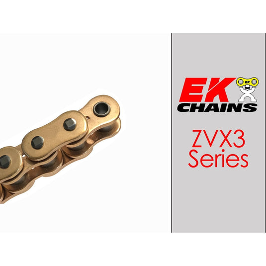 EK 525-ZVX3 Motorcycle Drive Chain (Specify Links and Color) Rivet Master Link