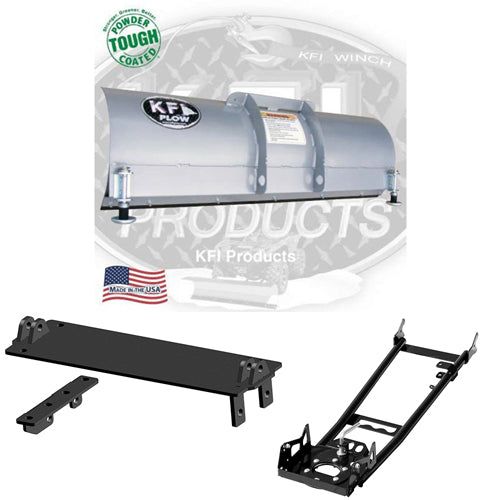 Load image into Gallery viewer, KFI ATV 54&quot; Snow Plow Blade Kit Combo Yamaha Grizzly 600 4x4 1998-2001 NEW
