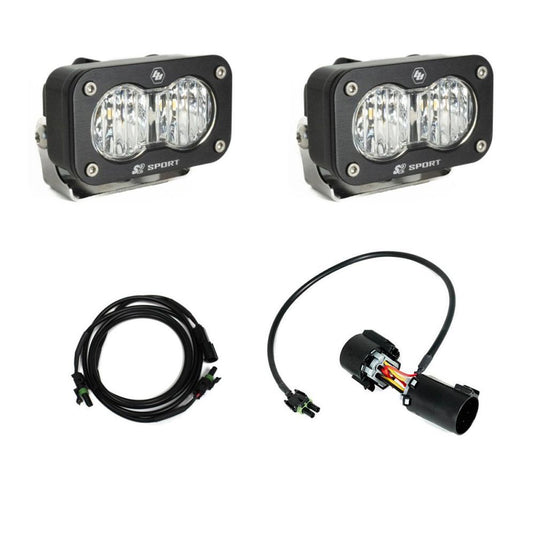 Baja Designs Reverse Light Kit Dual S2 Sport Series Wide Cornering Pattern Clear Lens 448231