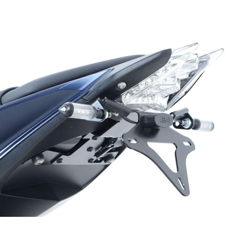 Load image into Gallery viewer, R&amp;G Racing Black Tail Tidy License Plate Holder LP0092BK
