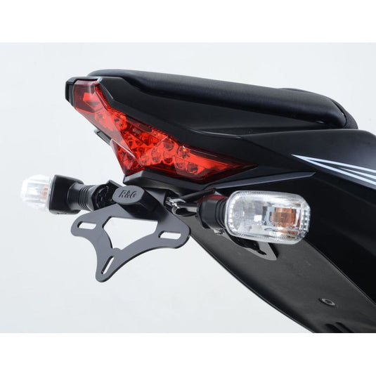 R&G Racing Black Tail Tidy License Plate Holder For 2016-2019 Kawasaki Ninja ZX10R ZX1000