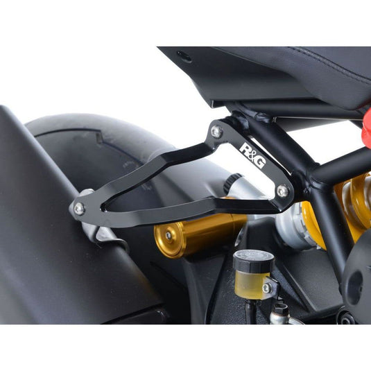 R&G Racing Black Exhaust Hanger For 2017-2018 Ducati Monster 1200