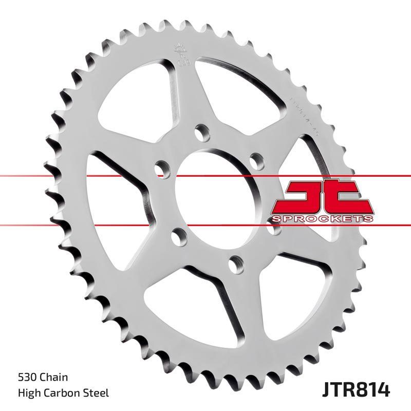Load image into Gallery viewer, JT Sprockets Rear Steel Sprocket 43 Tooth 43T 530 Chain JTR814.43
