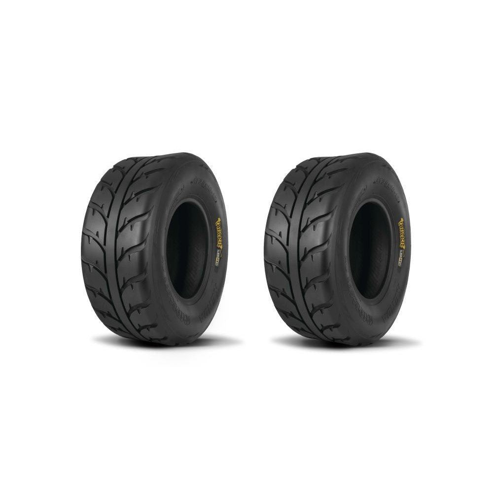 Kenda Set Of Two K547 Speed Racer Rear Bias Tires (6 Ply) [25x10-12]