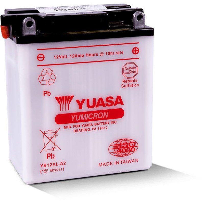 Yuasa Conventional YB12ALA2 12 Volt Battery YUAM22212