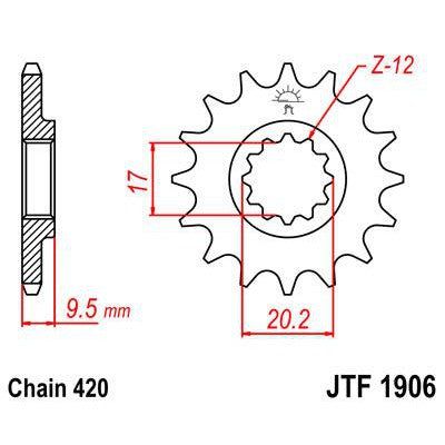 Load image into Gallery viewer, Front &amp; Rear Sprocket Kit for KTM 65 SX 12-16 JT Sprockets
