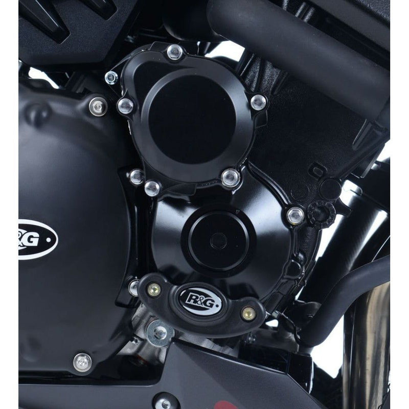 Load image into Gallery viewer, R&amp;G Racing Black Engine Case Sliders RHS For 2006-2012 Suzuki GSR600
