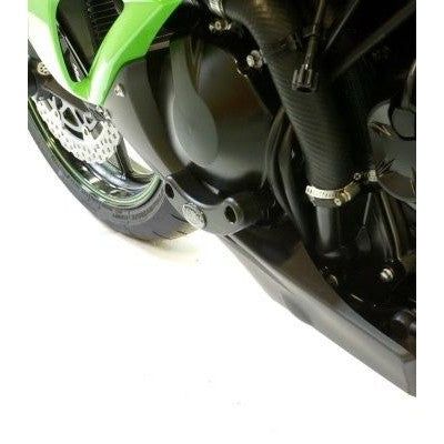 Load image into Gallery viewer, R&amp;G Racing Black Engine Case Sliders LHS For 2009-2012 Kawasaki Ninja ZX6R ZX600R

