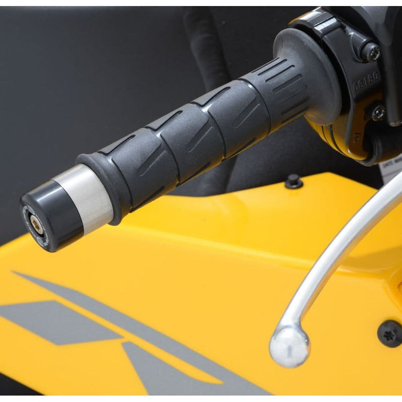 Load image into Gallery viewer, R&amp;G Racing Black Bar End Sliders For 2006-2010 Aprilia RS125 BE0027BK
