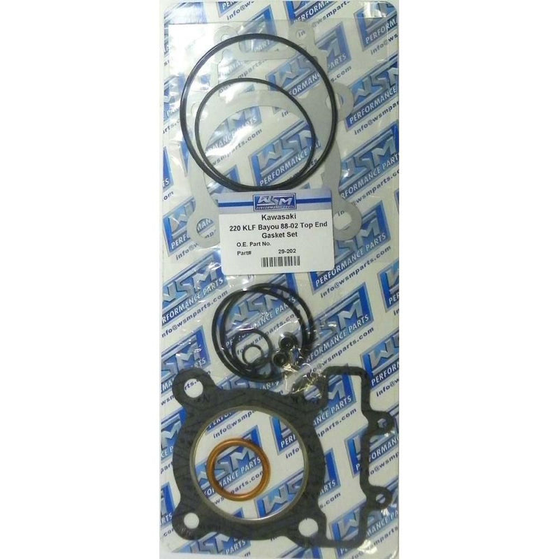 Load image into Gallery viewer, WSM Top End Gasket Kit For Kawasaki 220 Bayou 88-02 29-202
