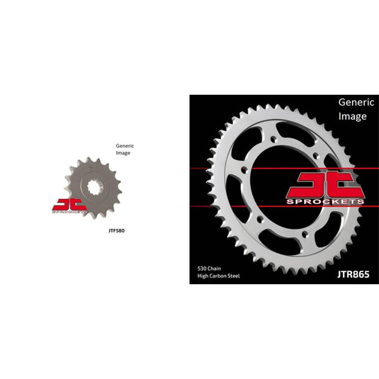 Front & Rear Sprocket Kit for Street YAMAHA FZ750/C 1986