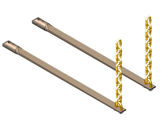 Blue Ox BX4007 SwayPro Spring Bars - Pair - 1,000 lbs