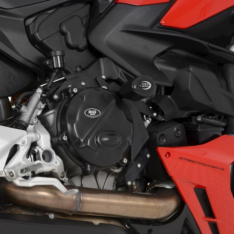 Load image into Gallery viewer, R&amp;G Racing Black Aero Style Crash Protection Bobbins For 2020-2024 Ducati Panigale V2
