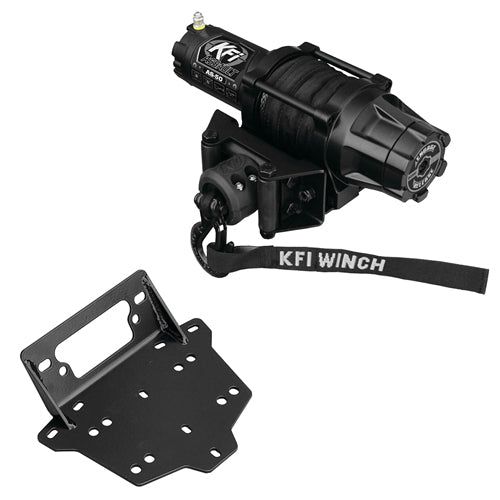 5000 lb KFI Assault Winch Mount Combo Kit - 2013-2018 Can-Am Maverick 1000 NEW