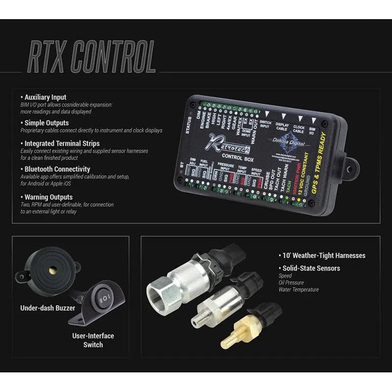 Load image into Gallery viewer, Dakota Digital 67-68 Ford Mustang Customizable Analog Gauge System RTX-67F-MUS-X
