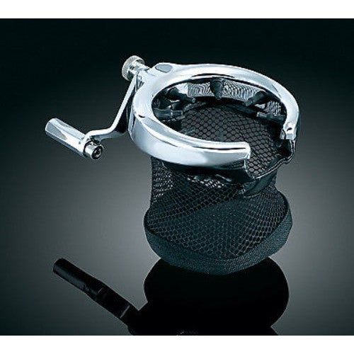 Kuryakyn Chrome Passenger Drink Mesh Holder Tour Pak Honda Goldwing 1800 F6B